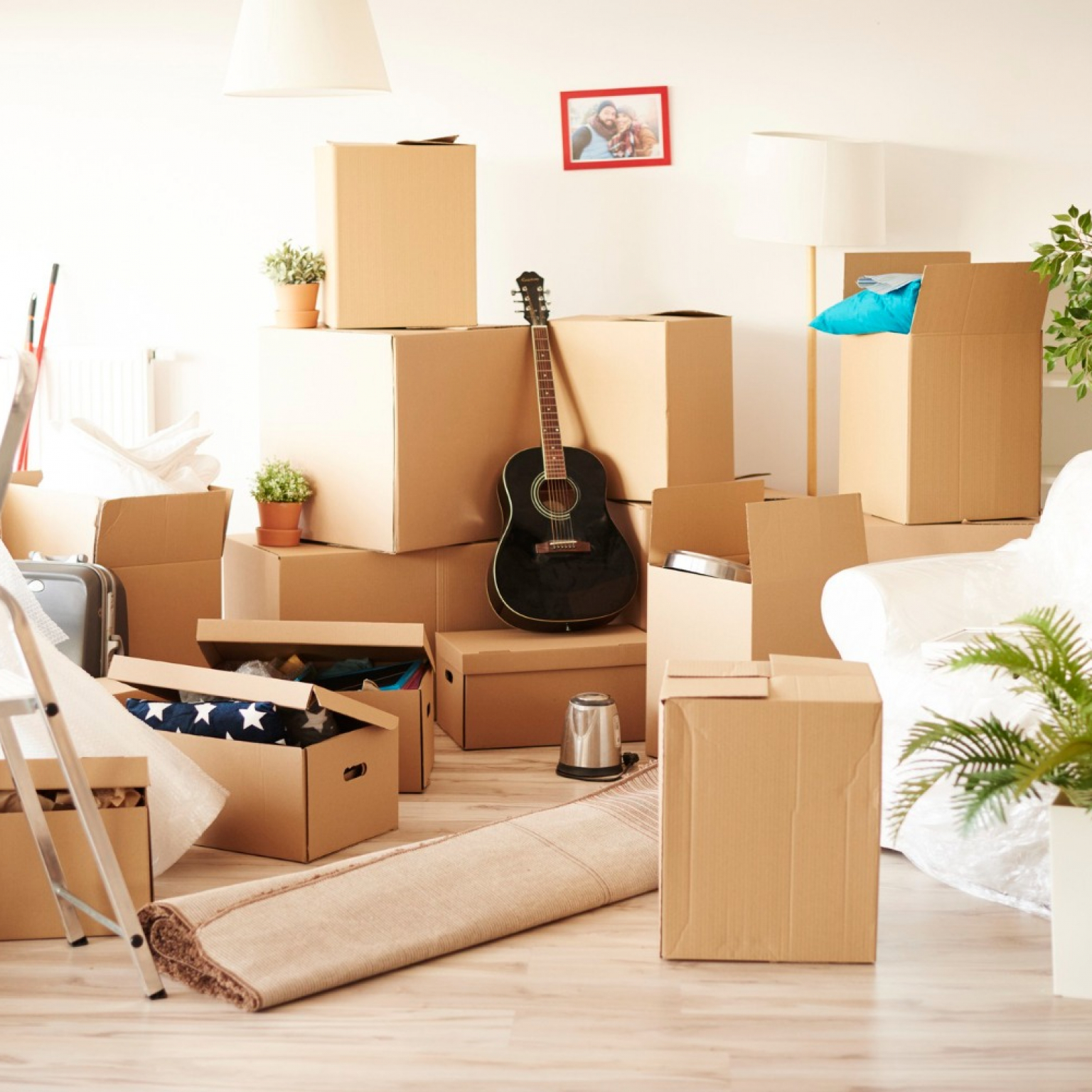 top-view-messy-full-moving-boxes-room