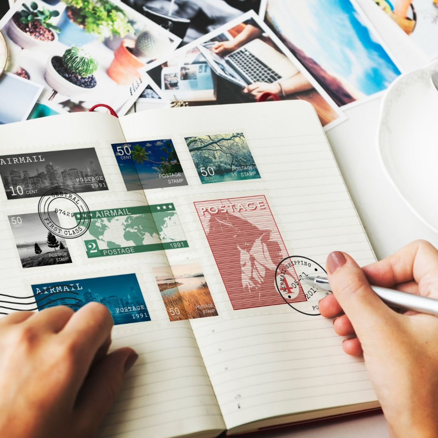 stamp-post-correspondence-communication-memories-concept